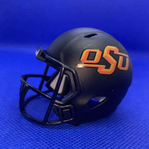 Oklahoma State Cowboys Riddell Pocket Pro Speed Helmet College NCAA Football Cover