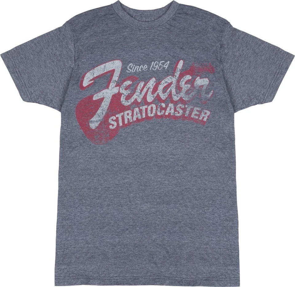 NUEVA Camiseta Fender Since 1954 Stratocaster Para Hombre, AZUL HUMO - #910-1290-*** Foto 1 de 1