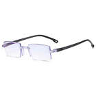1-10Pk Business Anti-Blue Light Rimless Myopia Nearsighted Glasses -1.00~-6.00