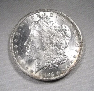 1884-O Silver Morgan Dollar UNC Coin AP902 - Picture 1 of 4