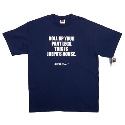 Vintage NWT Nike Penn State THIS IS JOEPA’S HOUSE Joe Paterno T-shirt Mens Large - Image 1 of 4