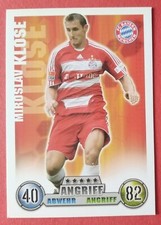 TOPPS Miroslav Klose Bayern Munich Bundesliga 2008/09 Match Attax Trading Card