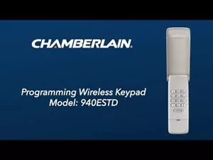 Chamberlain 940ESTD schlüsselloser Zugang Garage Toröffner Tastatur - Bild 1 von 2