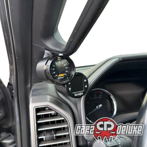 Dual Gauge pod mount for 2015-2020 Ford F150 A-pillar grab handle cap - Picture 1 of 5