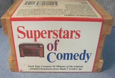 Superstars of Comedy--4 Cassette Tape Set, Original Radio Broadcasts--Sealed — 第 1/4 张图片