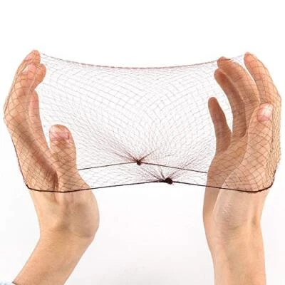 200PCS 20 Inch Invisible Hair Nets 100 Black Bun Hair Nets and 100 Brown Hair... - Image 1 of 4