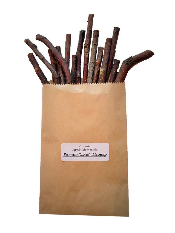 FARMERDAVEPETSUPPLY 15 APPLE CHEW STICKS Rabbit,Guinea Pig,Chinchilla