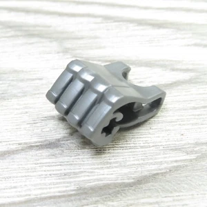 LEGO - 93575 - Fist - w/ Axle Hole, 4 Fingers - Single - Silver Gray - Picture 1 of 7