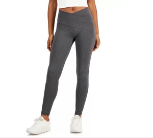 Jenni Leggings Damen volle Länge hoher Bund Kreuzband Harbor Grey $ 29 mehrere Größen - Bild 1 von 9