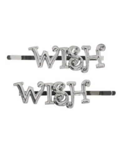 GYMBOREE FAIRY WISHES PLATA Wish PELO CLIPS PASADOR 2-CT NUEVO CON ETIQUETAS Foto 1 de 1