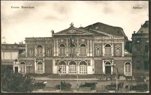 360 CARTOLINA TEATRO COMUNALE CILE IQUIQUE - Foto 1 di 2