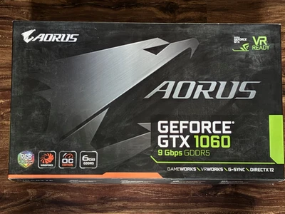 AORUS GEFORCE GTX 1060 6GB GDDR5 - Image 1 of 2