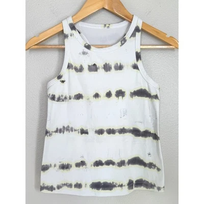 Regata feminina Lululemon Align comprimento cintura racerback 4 transversal amarela multi - Imagem 1 de 4