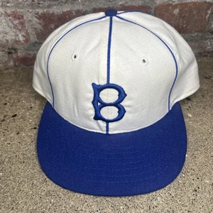 Vintage Brooklyn Dodgers Cooperstown Collection eng anliegende Mütze 7 1/2 Roman Pro USA - Bild 1 von 8
