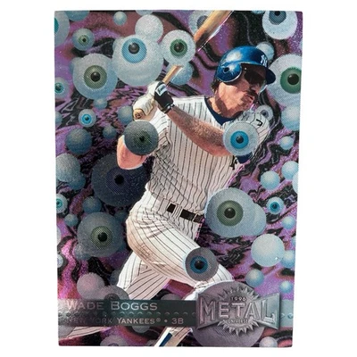 Fleer Skybox Metal Universe 1996 Wade Boggs New York Yankees #84 Foto 1 de 2