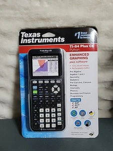 Texas Instruments TI-84 Plus CE Graphing Calculator Python - Black - Picture 1 of 2