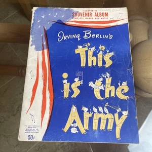 Album Programma Canzoni Souvenir "Questo è l'Esercito" Irving Berlin 1943 - Foto 1 di 24
