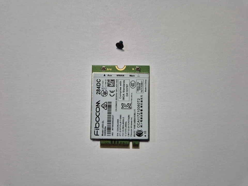 Dell DW5820e Fibocom L850-GL LTE/WCDMA 4G WWAN Card 284DC - Image 1 of 1