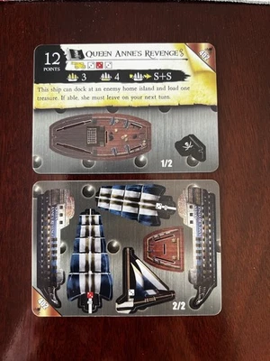 QUEEN ANNE’S REVENGE Fire & Steel Pirates Wizkids CSG Pocketmodel - Image 1 of 2