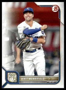 2022 Bowman Whit Merrifield Kansas City Royals #42 - Picture 1 of 2