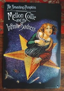 SMASHING PUMPKINS "MELLON COLLIE & THE INFINITE SADNESS" BLECHSCHILD / WANDDEKO - Bild 1 von 3