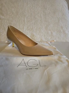 AGL Attilio Giusti Leombruni Damen Lackleder Pumps Basic Gelb Gr. 37 / 37,5 NEU - Bild 1 von 9