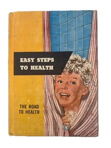 Vintage 1959 Easy Steps To Health The Road to Health School HC Book CA Series - Bild 1 von 8