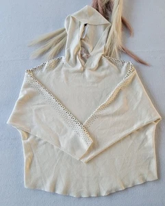 Sudadera con Capucha Catherine Malandrino Talla XL Color Beige y Plata  - Imagen 1 de 8