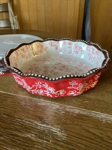 TEMPTATIONS  Tarte/ Quiche Form mit Deckel Rot - Bild 1 von 13