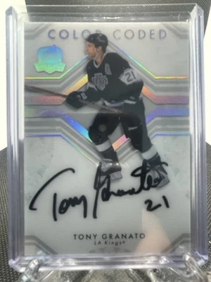 2023-24 The Cup Tony Granato CC / LA Kings CC-TG Upper Deck On-Card Auto - Image 1 of 2