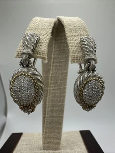 Judith  Ripka Sterling 925 & 14k Yellow Gold - Picture 1 of 6