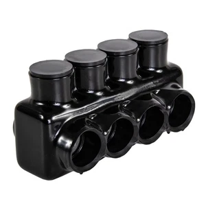 IPL250-4B 250 MCM - 6 AWG INSULATED MULTI-TAP CONN 4 PORT (SINGLE SIDED ENTRY) - Picture 1 of 1