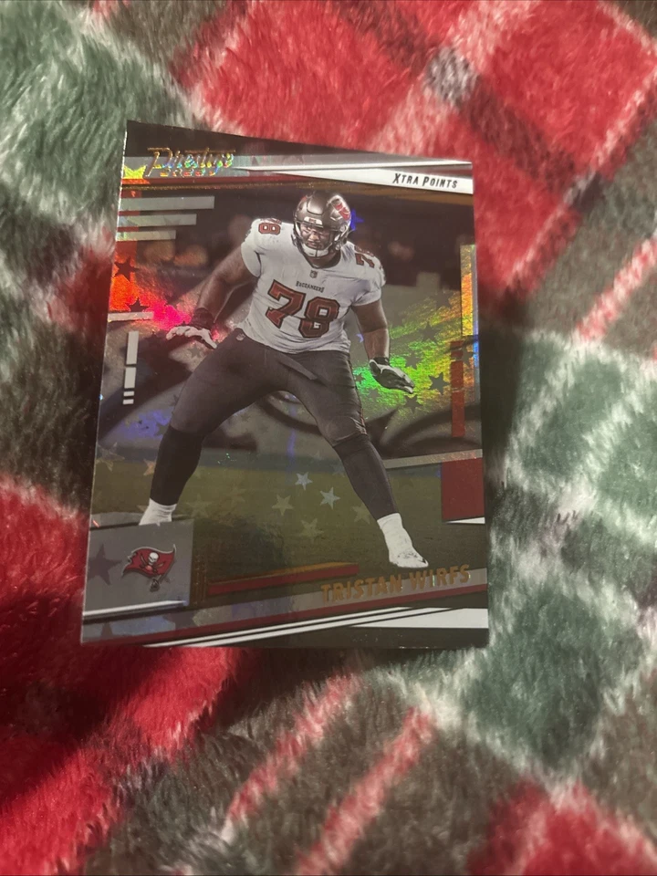 2022 Panini Prestige - Tristan Wirfs #279 Xtra Points Astral - Image 1 of 1