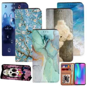 Für Samsung Galaxy A06/A16/A35/A55/S25 5G - Bedruckte Handy Brieftasche Ständer Cover Hülle - Bild 1 von 14