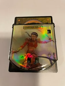 1x FOIL Captain Sisay Ultra Pro Legendary Relic Token Life Counter Commander MtG - Picture 1 of 1
