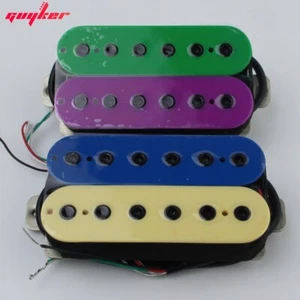 A Set GUYKER Multicolor Electric Guitar Humbucker Pickups - Picture 1 of 3