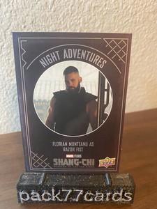 2023 Shang-Chi Legend Ten Rings Night Adventure Trading Card #NA7 Razor Fist