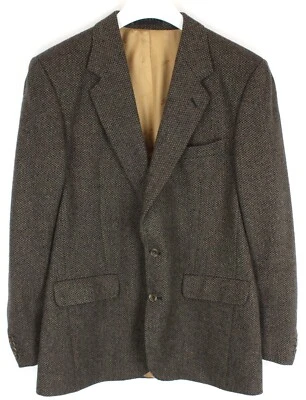 Aquascutum Blazer Men (UK) 42L Single Breasted Tweed Wool Pattern - Image 1 of 4