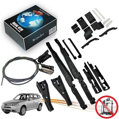 Kit de reparación de techo corredizo panorámico BMW X3 E83 22 PIEZAS + cable de techo corredizo Foto 1 de 4