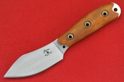 Busse Custom HOG MUK 2011 .16" hoja satinada convexa, mango completo de madera de cerezo Foto 1 de 4