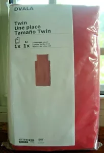 Ikea BRIGHT RED Twin Size Duvet Cover w/ Pillowcase Dvala Twin for Twin size bed - Picture 1 of 7