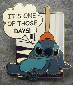 Disney Pin Stitch With Plunger On Head “It’s One Of Those Days” 2003 Pin #24048 - Picture 1 of 4
