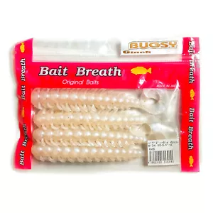 #134 BAIT BREATH BUGSY Finesse Jig Twister Lure Soft Scented Salty Bait WALLEYE - Picture 1 of 3