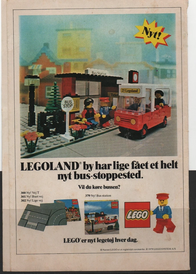 LEGO ADVERTISING INSERTS # 2-1122 # TOWN    # 1979 # - Image 1 of 1