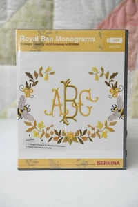 Bernina by OESD - Royal Bee Monogramme - Stickmotive #82020 USB BRANDNEU!! - Bild 1 von 4