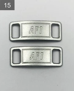 AF1 Metal Encaje Locks Zapato Hebillas Encantos 2 PC 37 38 39 40 41 42 43 44 - Imagen 1 de 22