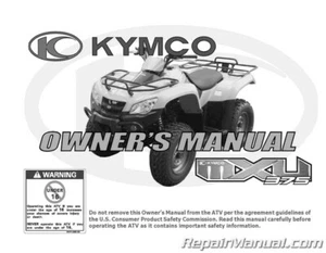 Manual del propietario de ATV Kymco MXU 375 LE - Imagen 1 de 1