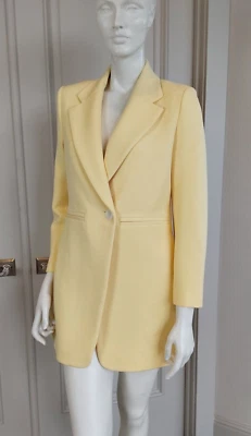 Zara yellow hip length jacket blazer coat sz S NWT - Image 1 of 4