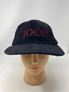Vintage JOOP Cap Hat Italy Adjustable OSFM Black Embroidered-VERY RARE!! - Picture 1 of 9