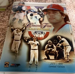 Carlton Fisk 8x10 PhotoFile HOF Collage Numbered - Picture 1 of 1